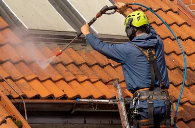 Démoussage et hydrofuge de toiture à Coutras